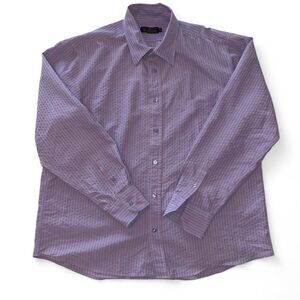Bugatchi Men's Purple and Pink Shirt